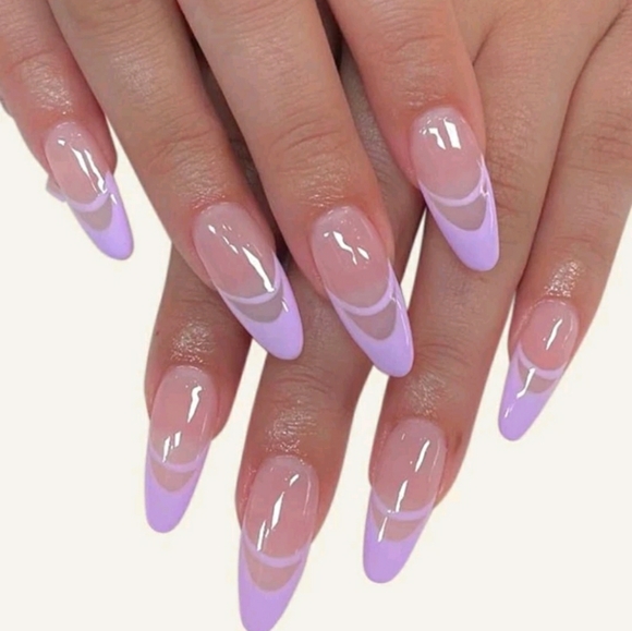 Other - Barbie Lavender French nails